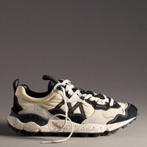 Flower Mountain Lenzan Sneakers, BLACK & WHITE, Size 39 (US 8/8.5)